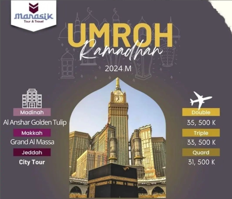 Paket Umroh 2024 Jakarta Di Manasik Tour Travel