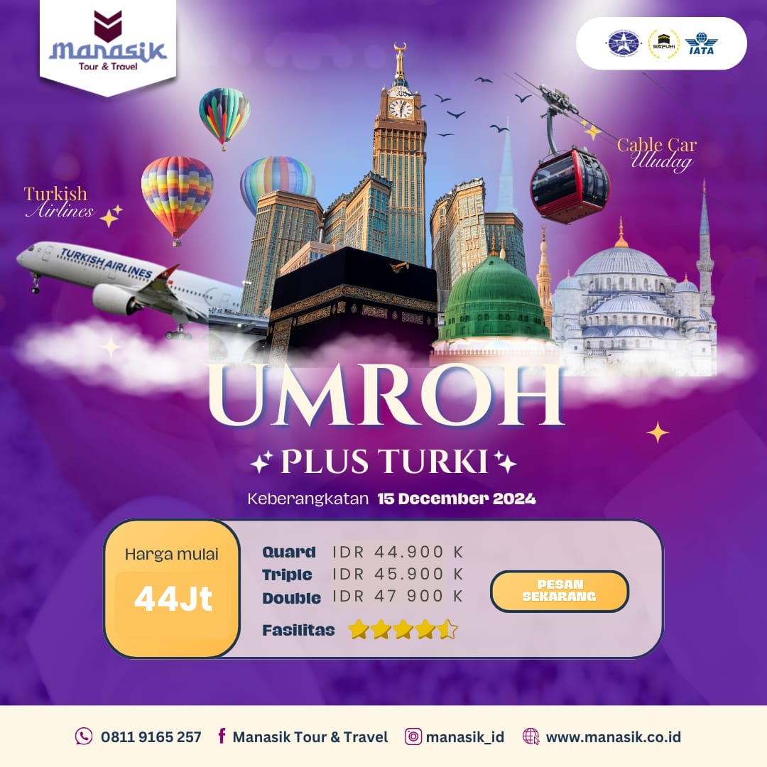 Paket Umroh Plus Turki