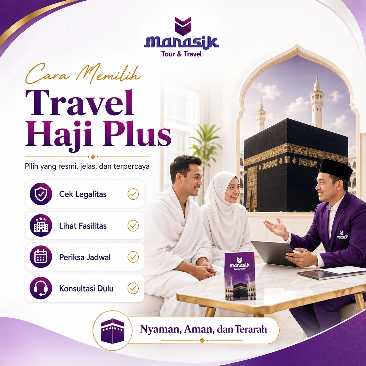 Cara memilih travel Haji Plus yang terpercaya