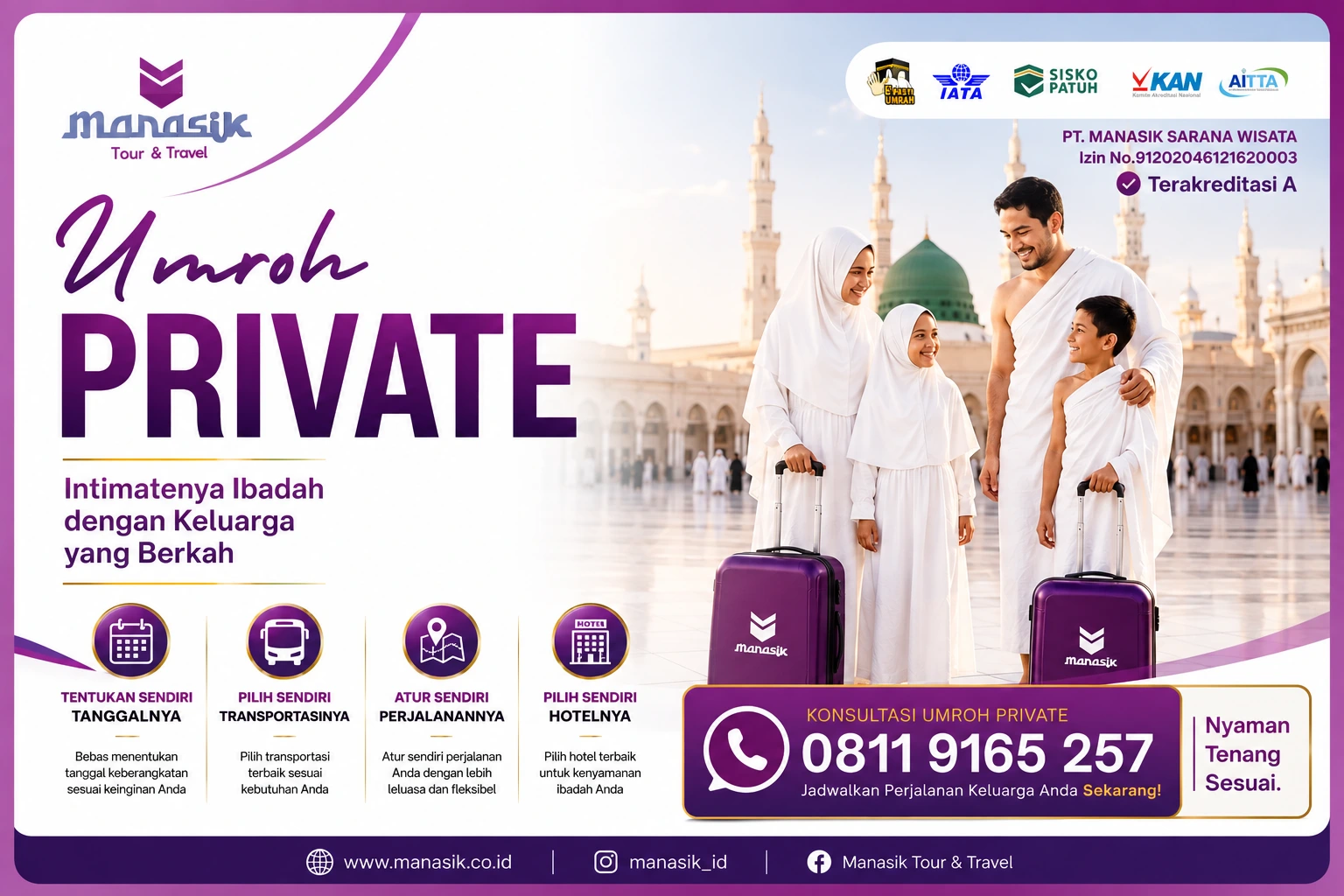 Pilihan Umroh Private Manasik Tour Travel
