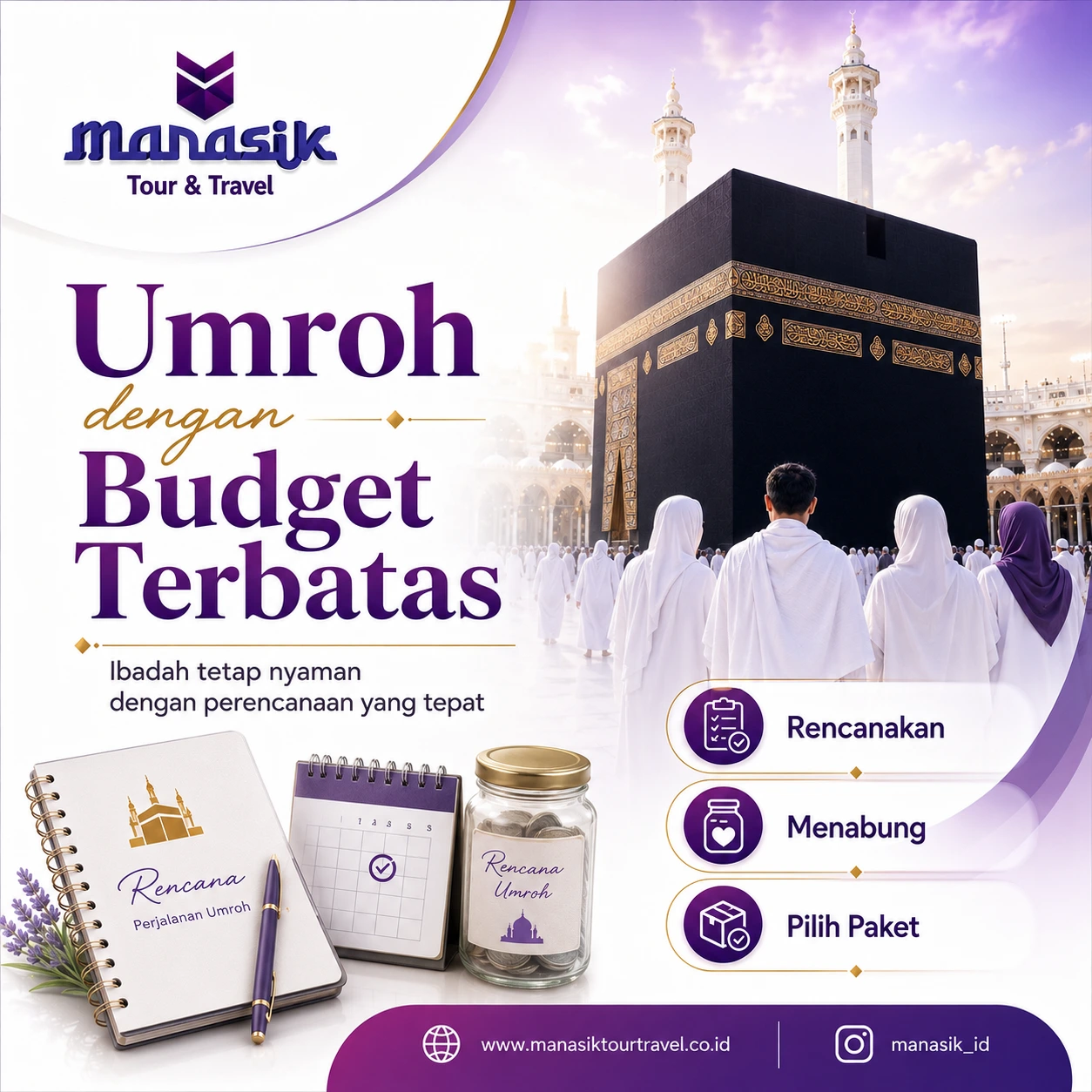 Cara merencanakan Umroh dengan budget terbatas