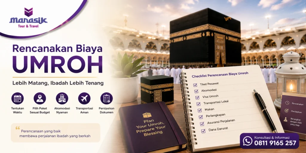 Perencanaan biaya dan kebutuhan perjalanan Umroh