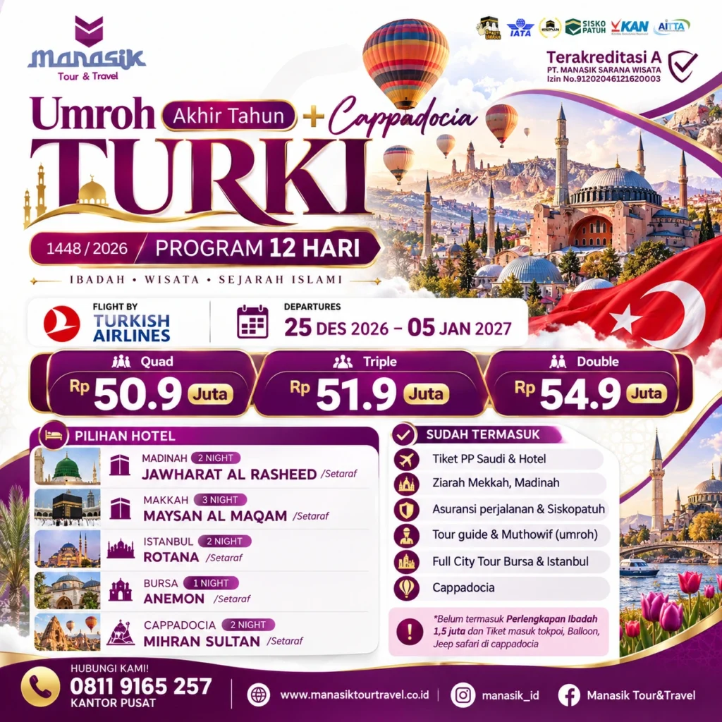 Umroh Plus Turki Manasik Tour Travel