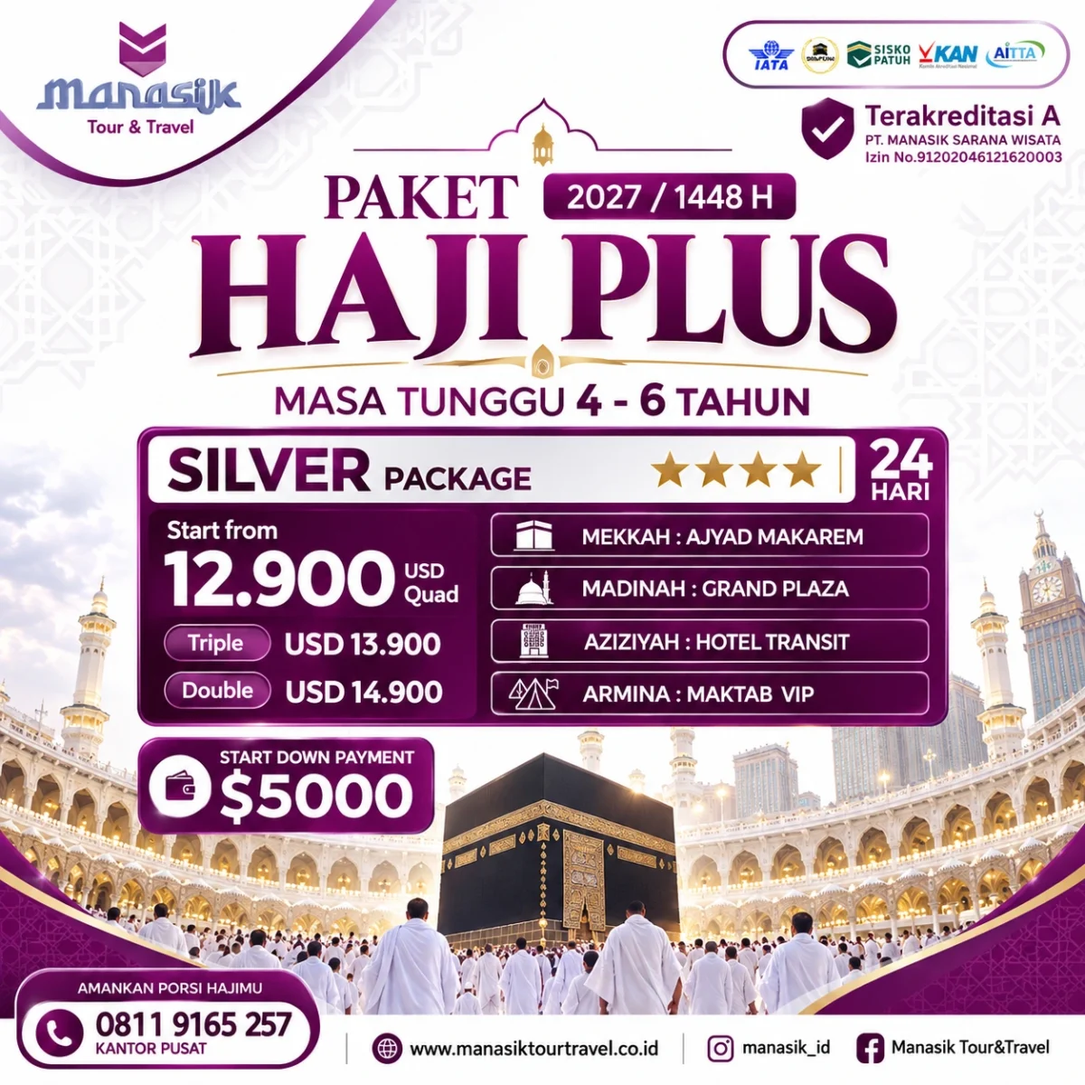 Haji Plus Silver - Haji Plus Silver 2027 / 1448 H